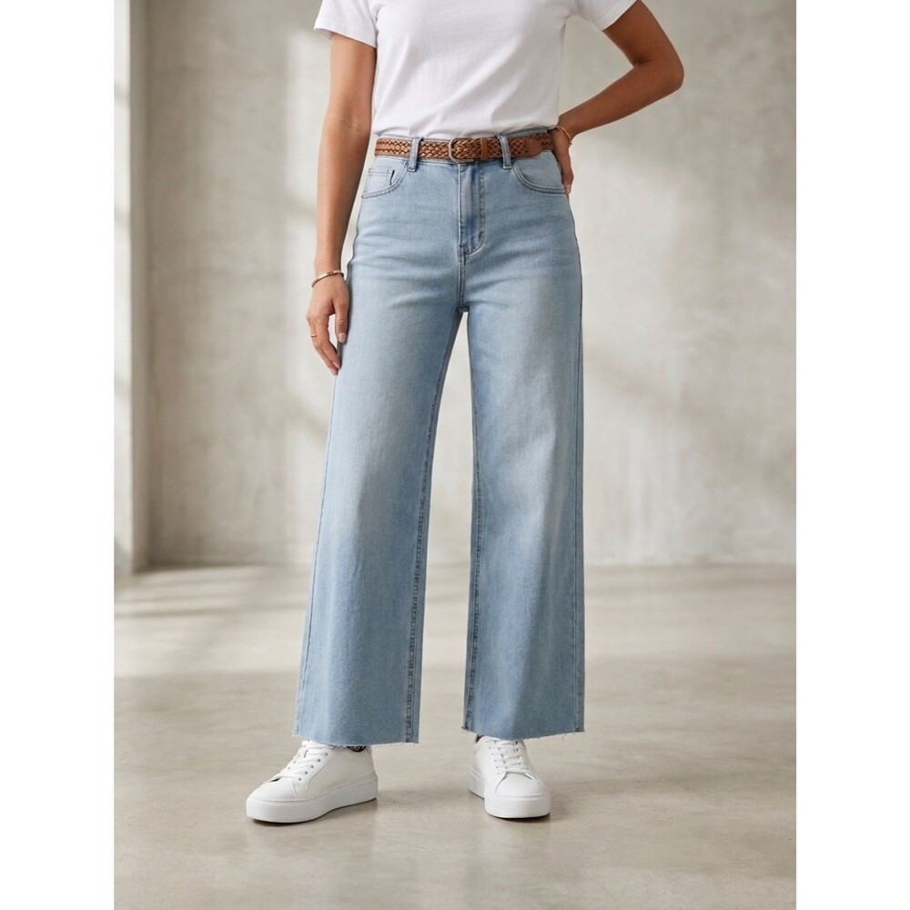 Commando Do It All Denim™ High-Rise Cropped Wide Leg Size Small NWT